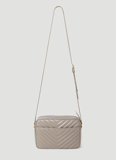 Saint Laurent Lou Matelassé Camera Shoulder Bag Grey sla0253088