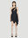 Coperni Asymmetric Lace Dress Black cpn0251010