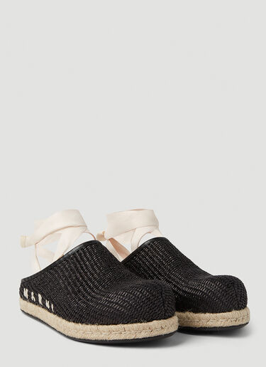 Marni 사보 뮬 블랙 mni0251033
