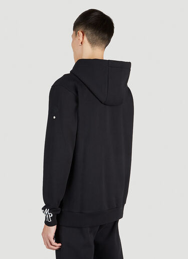 6 Moncler 1017 ALYX SM 徽标印花连帽运动衫 黑色 mal0151007