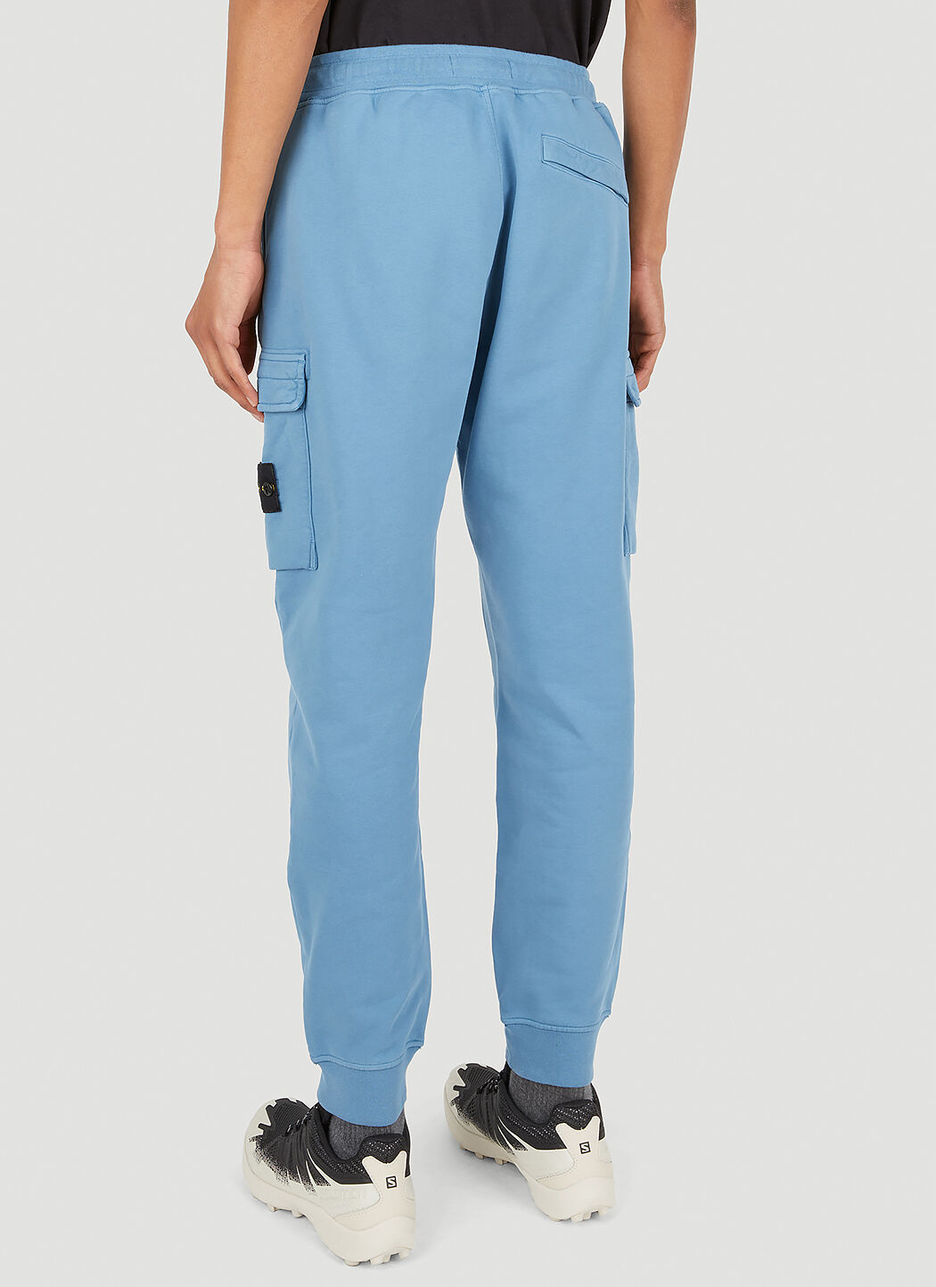 Stone Island Men s Cargo Track Pants in Light Blue LN CC