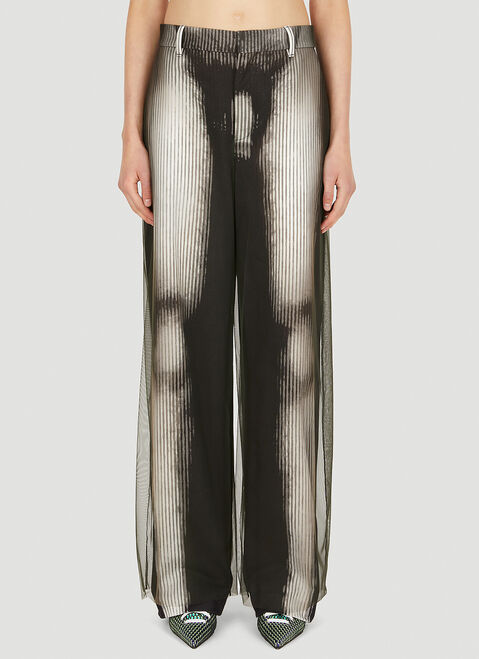 Y/Project x Jean Paul Gaultier Body Morph パンツ グレー jpg0252008