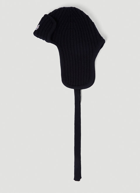 Moncler Karakorum Wool Aviator Hat Burgundy mnk0254002