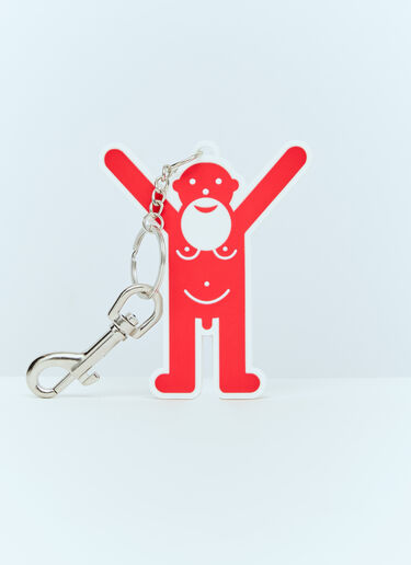 Walter Van Beirendonck Logo Key Ring Red wlt0156028