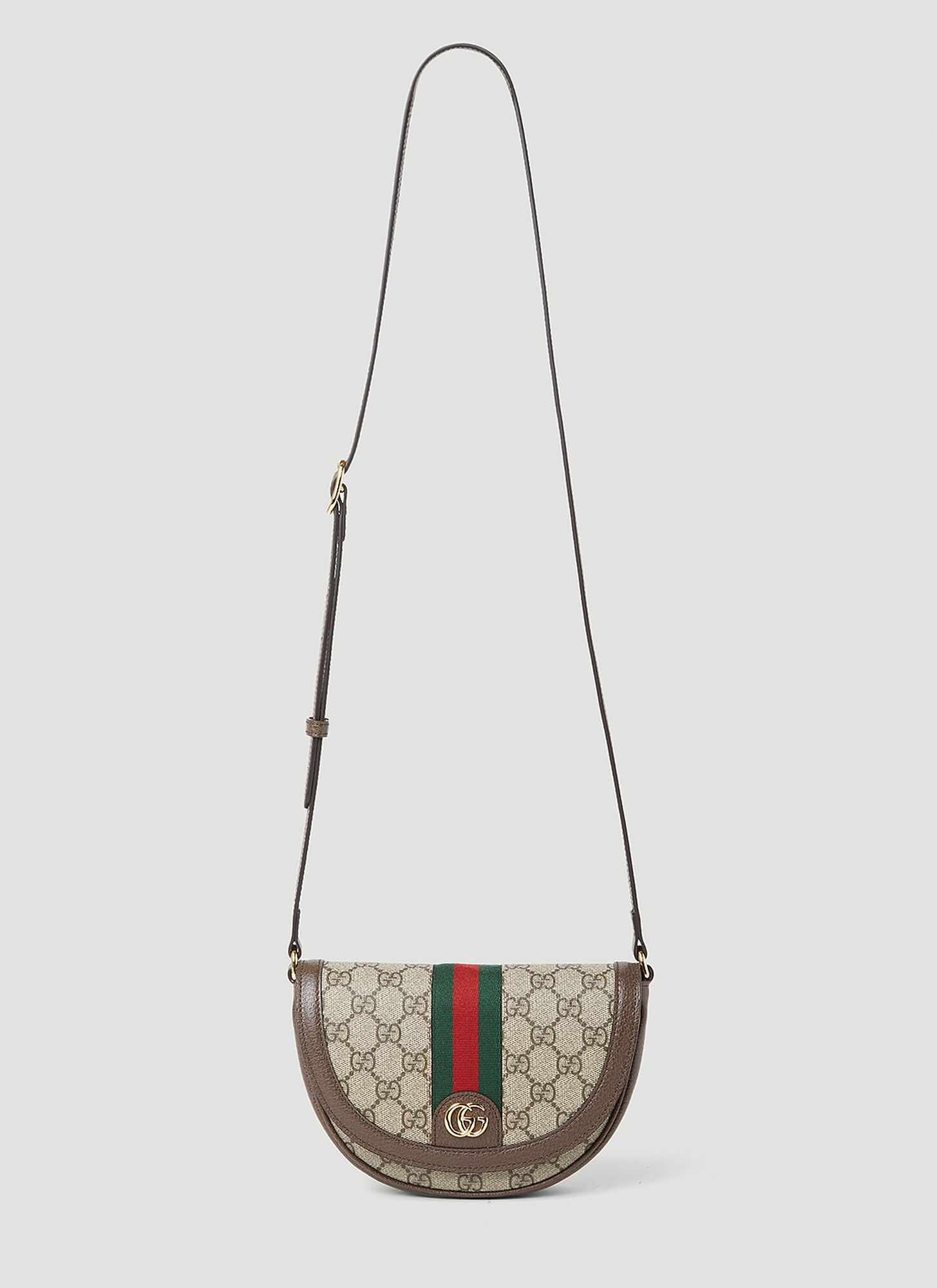Shop Gucci Ophidia Gg Mini Shoulder Bag In Beige