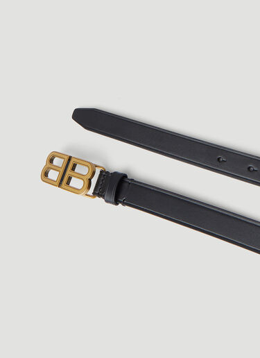 BB Hourglass Belt Balenciaga BB Hourglass Belt Black bal0247094