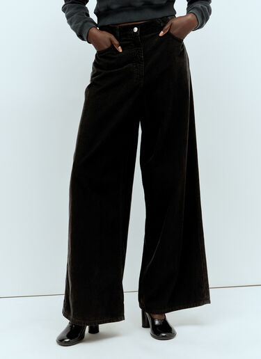 Chan Corduroy Pants The Row Chan Corduroy Pants Black row0256018
