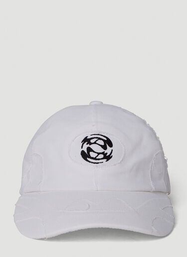 Rombaut Logo Motif Baseball Cap White rmb0348006
