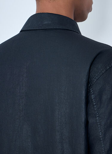 Stone Island Technical Nylon Overshirt Black sto0164003