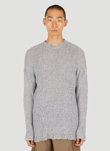 Our Legacy Popover Knit Jumper Grey our0348008