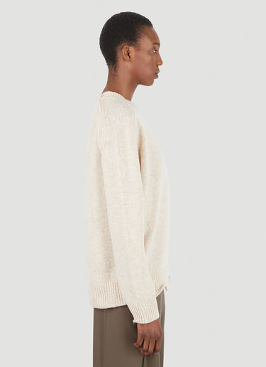Acne Studios Relaxed Sweater Cream acn0246017