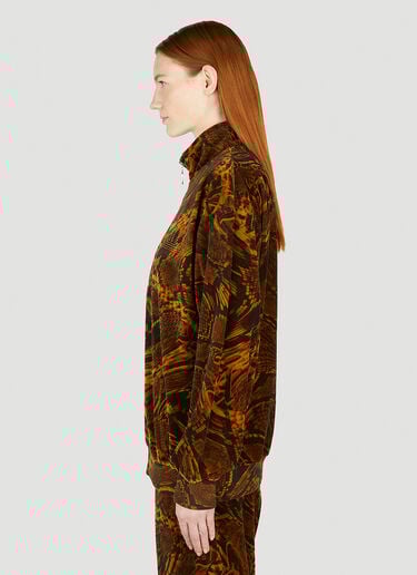 Psysnake Half Zip Sweatshirt Aries x Juicy Couture Psysnake Half Zip Sweatshirt Brown ajy0352001