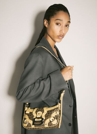 Balenciaga Essex Small Shoulder Bag Brown bal0258028