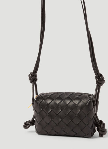 BOTTEGA VENETA, Mini Loop Intrecciato Leather Crossbody Bag, Women