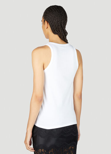 Rabanne Logo Tank Top White pac0253014