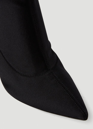 Gianvito Rossi Aura Lycra Heeled Boots Black gia0249022