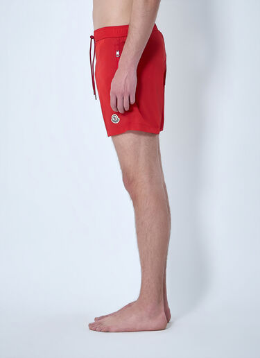 Moncler Nylon Swim Shorts Red mon0164014