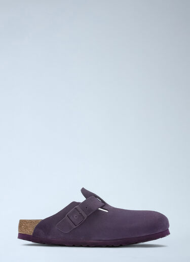 Birkenstock Boston Suede Mules Purple brk0156002