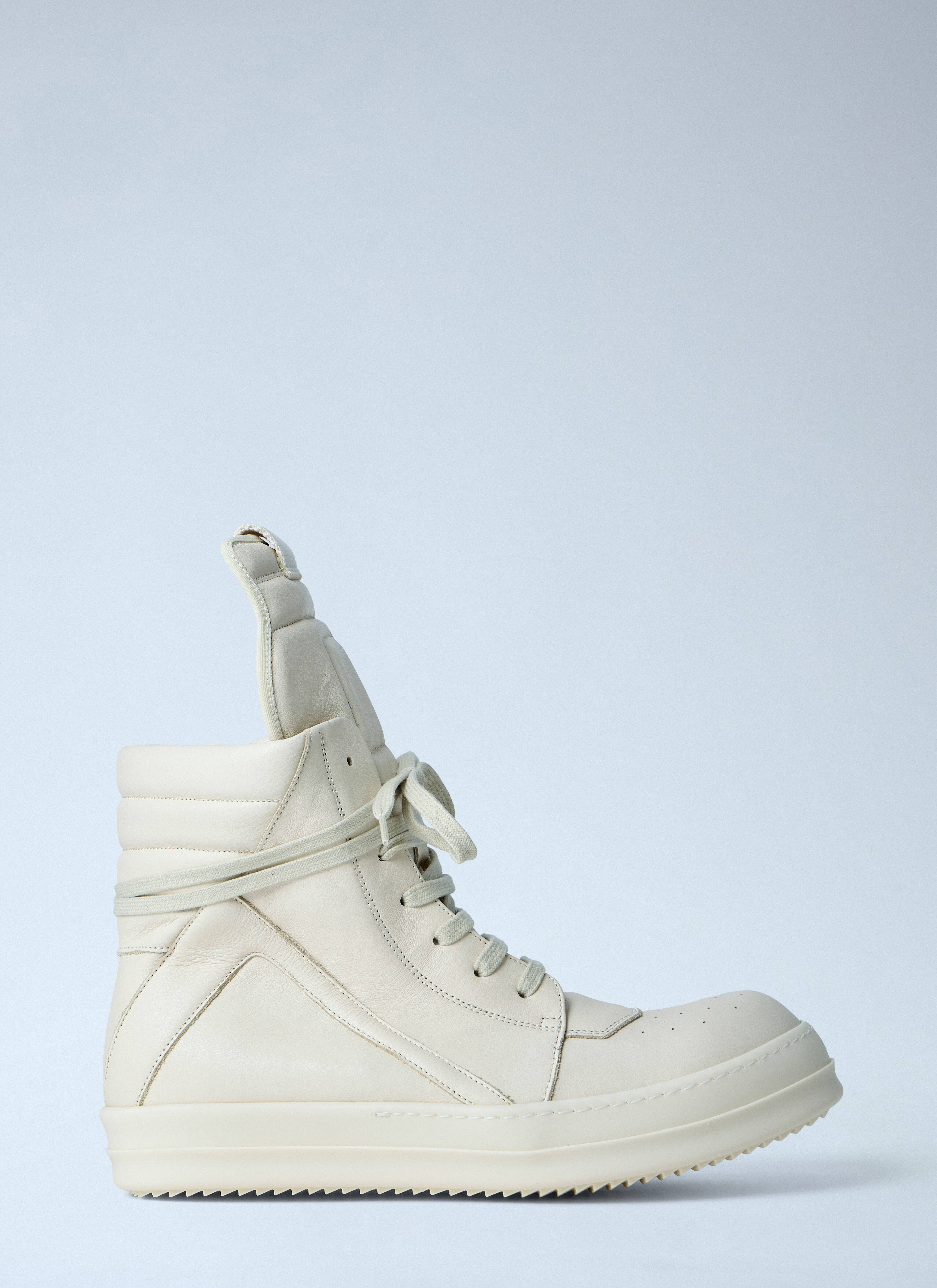 Rick Owens Men's' Geobasket Sneakers in White | LN-CC®