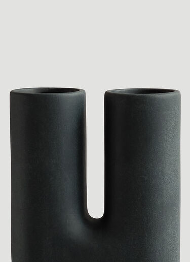 101 Copenhagen Cobra Double Medium Vase Black wps0670294