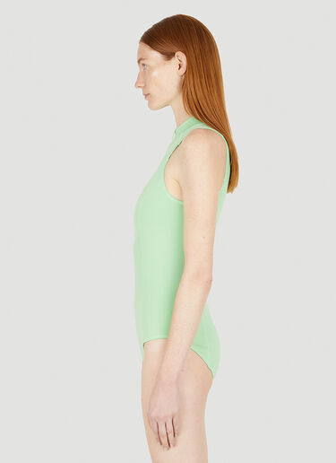 Y-3 Half Zip Swimsuit Green yyy0247020