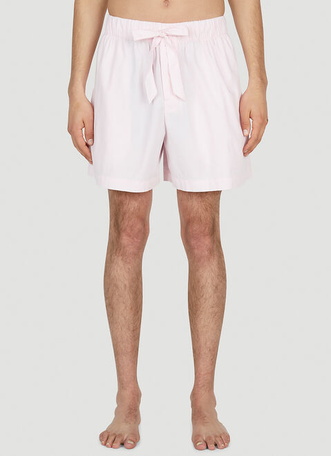 Tekla Relaxed Shorts Purple tek0349012