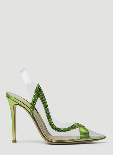 Gianvito Rossi Hortensia Stiletto 105 高跟鞋 绿 gia0249014