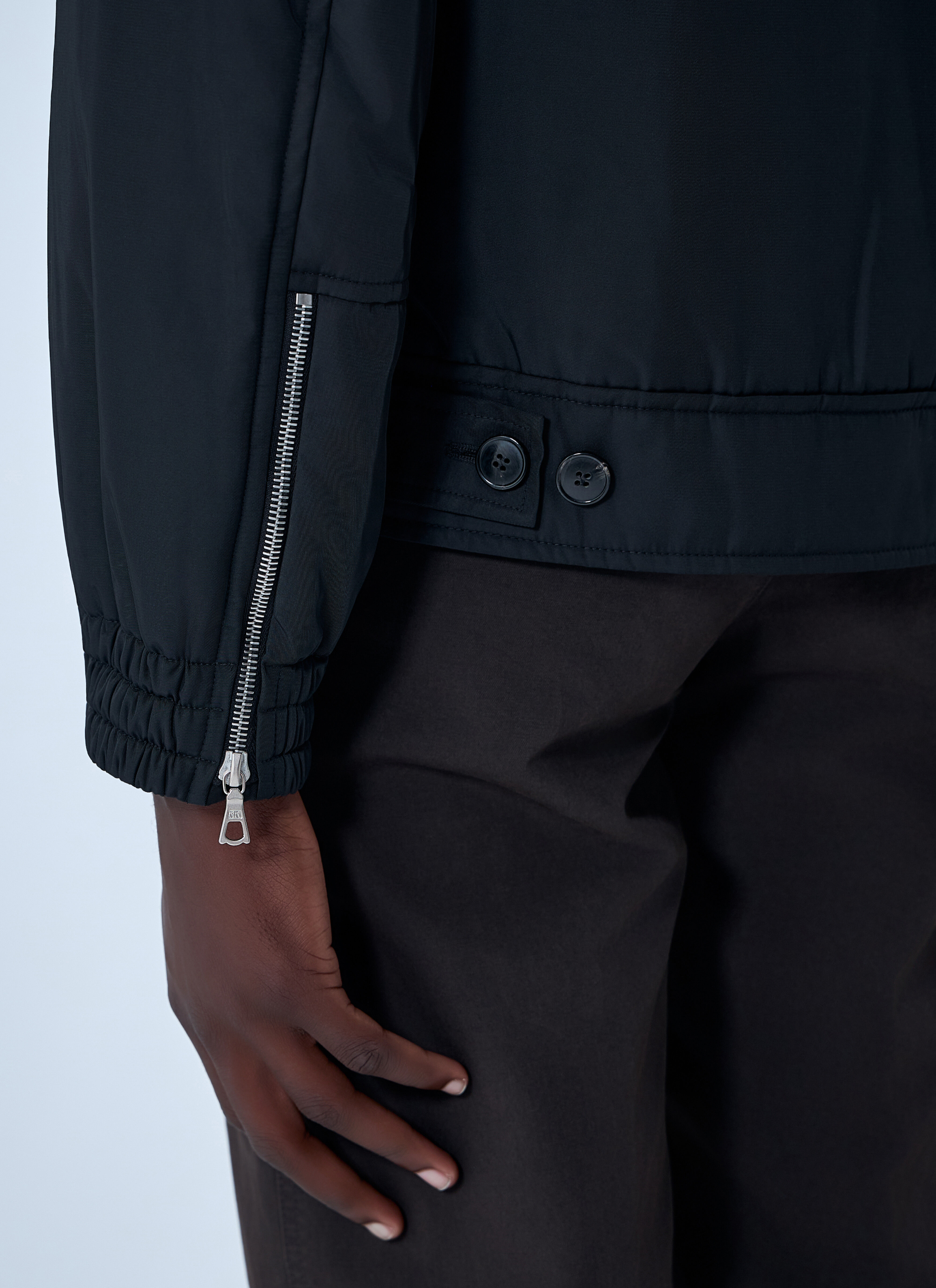 Dries Van Noten Men's' Venice Shell Jacket in Black | LN-CC® Dries