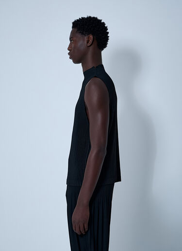 Homme Plissé Issey Miyake Pleated Top Black hmp0161002