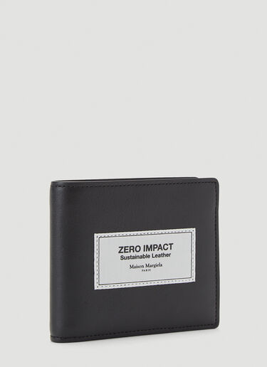 Maison Margiela Zero Impact Leather Bi-Fold Wallet Black mla0141038