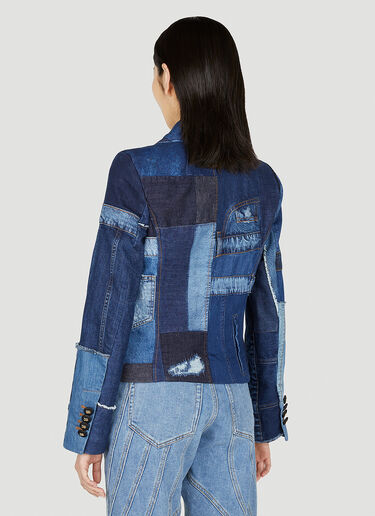 Dolce & Gabbana Patchwork Denim Jacket Blue dol0251001