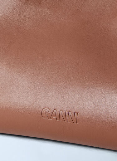 LN-CC® - GANNI: Bou Mini Handbag - Brown GANNI Bou Mini Handbag Brown gan0266027