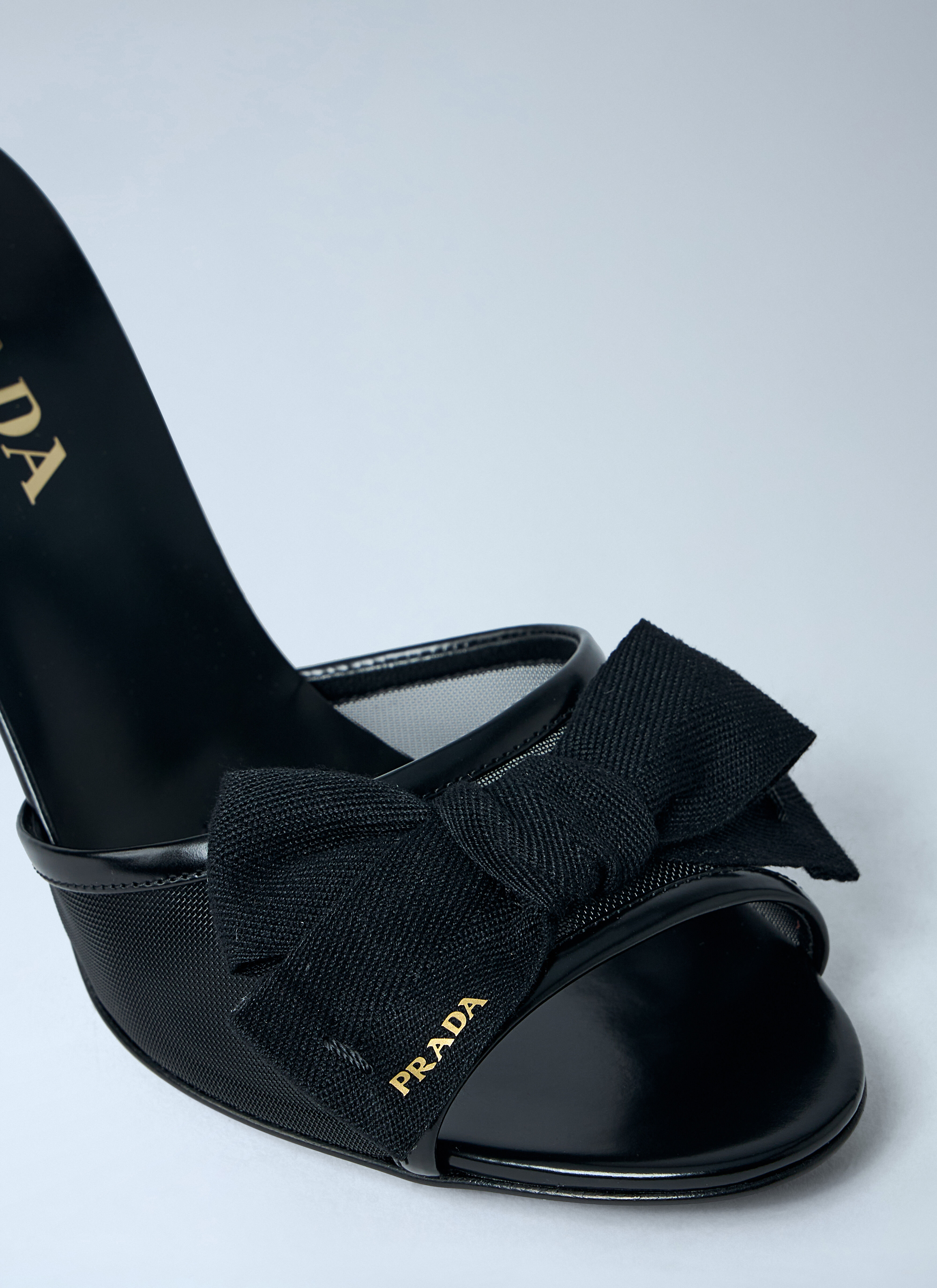 Prada Women's' Mesh Heels in Black | LN-CC®