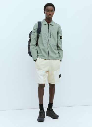 Logo Patch Overshirt Stone Island Logo Patch Overshirt Green sto0154040