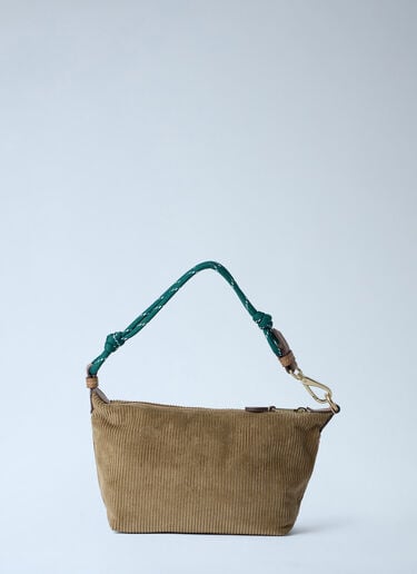 Miu Miu Velvet Shoulder Bag Brown miu0263051