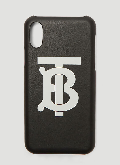 Burberry TB Monogram iPhone X Case Black bur0137035