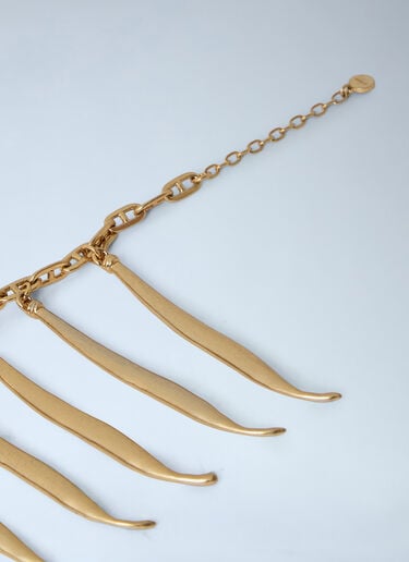 Jacquemus Le Collier Haricots Necklace Gold jac0264034