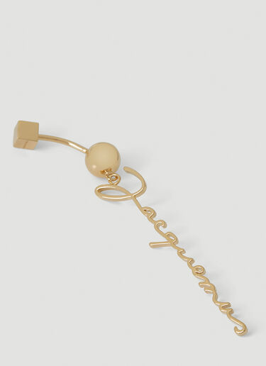 Jacquemus 르 시그니처 싱글 이어링 골드 jac0251114