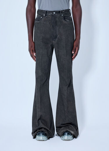 LN-CC® - Rick Owens: Bolan Bootcut Jeans - Grey Rick Owens Bolan Bootcut Jeans Grey ric0166007
