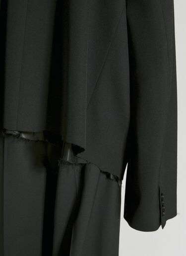 Balenciaga 短款羊毛西装外套 黑色 bal0255003