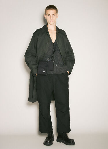 Comme des Garçons Homme Drawstring Cargo Pants Black cdh0158012
