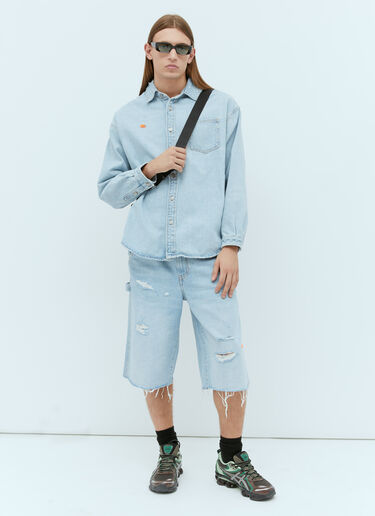 ERL x Levis Denim Overshirt Blue erl0154020