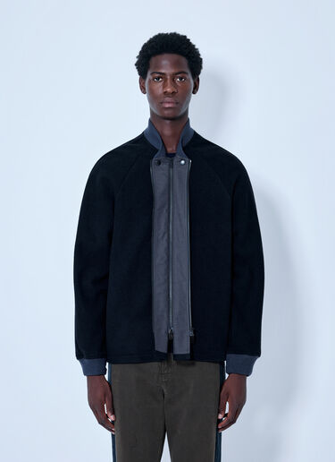 LN-CC® - Maison Margiela: Double Zippers Jacket - Black Maison Margiela Double Zippers Jacket Black mla0166001