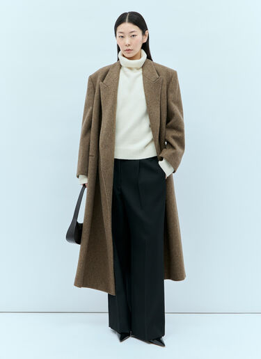 Dhani Wool Coat The Row Dhani Wool Coat Brown row0255006