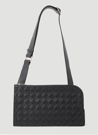 Intreccio Pouch Crossbody Bag Bottega Veneta Intreccio Pouch Crossbody Bag Black bov0153049