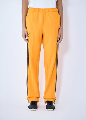Max Mara Logo Motif Track Pants White max0259006