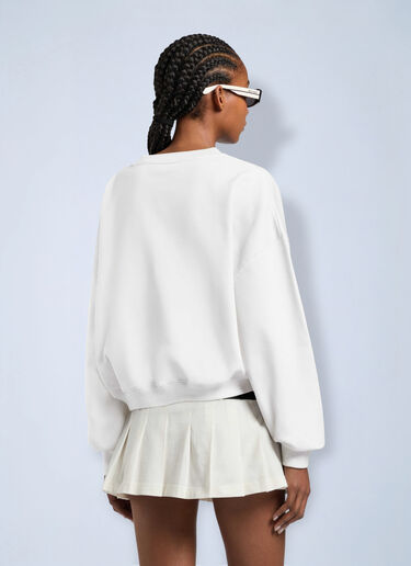 LN-CC® - Palm Angels: Icon Palm Loose Crop Crew - Black Palm Angels Icon Palm Loose Crop Crew Black pma0266058