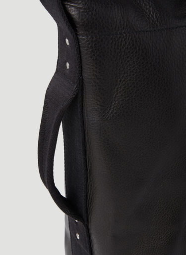 Rick Owens Trolley Leather Tote Bag Black ric0153033