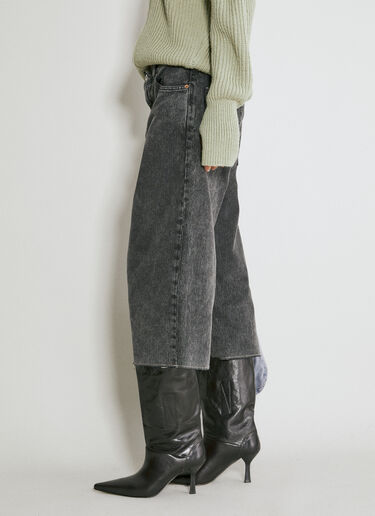 Our Legacy Half Cut Denim Jeans Grey our0254009