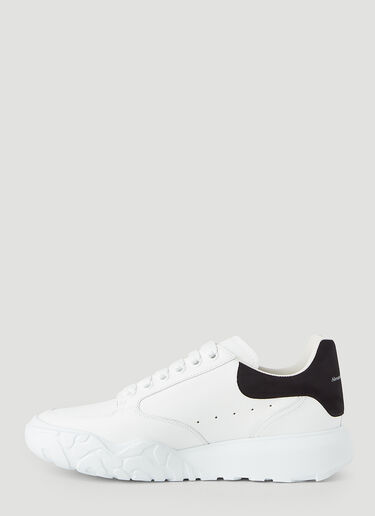 Alexander McQueen Court Leather Sneakers White amq0245109